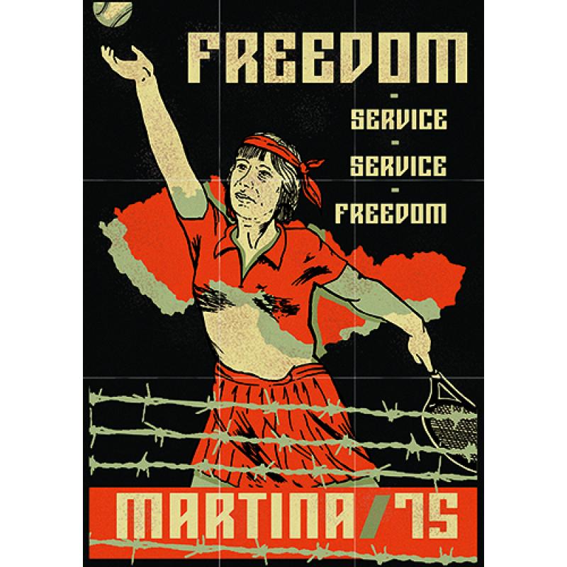 Freedom, Service, Service, Freedom by Unknown Czech Graphic Artist