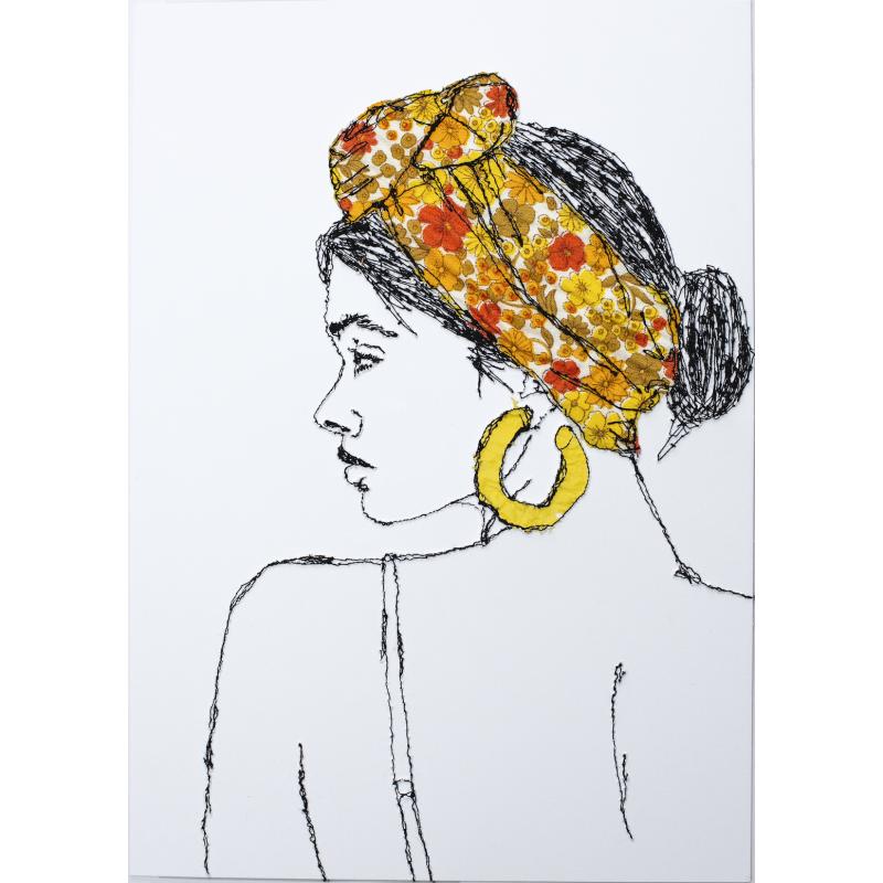Retro Yellow Headscarf