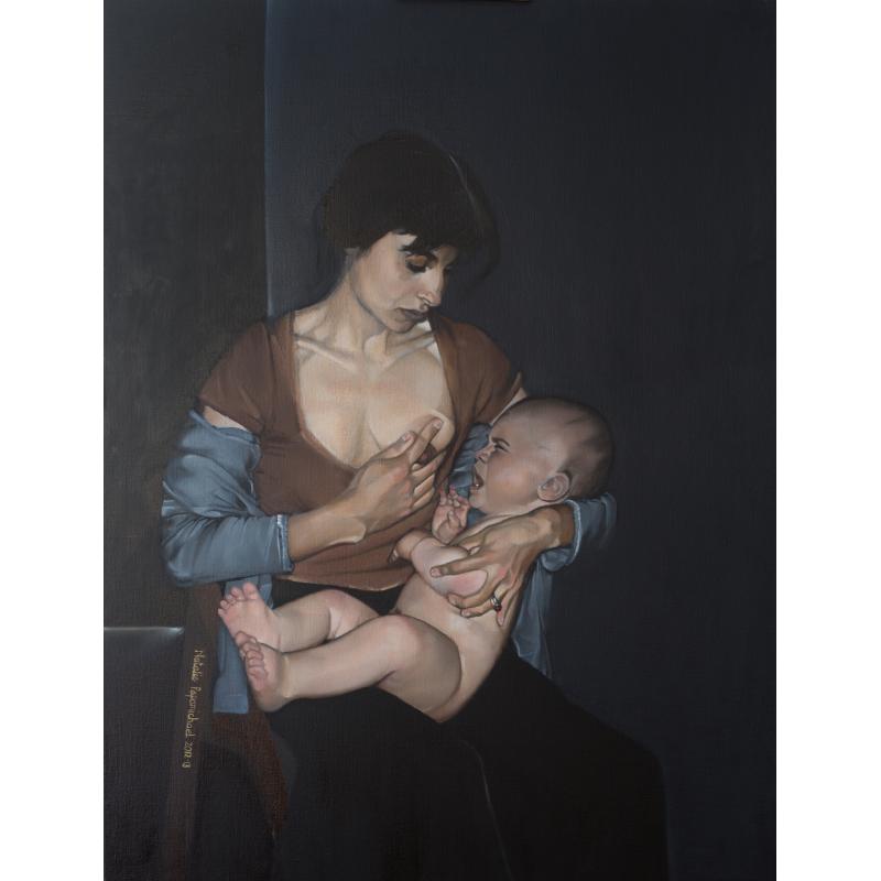 Self-Portrait with Ziggy (as Madonna and Child)